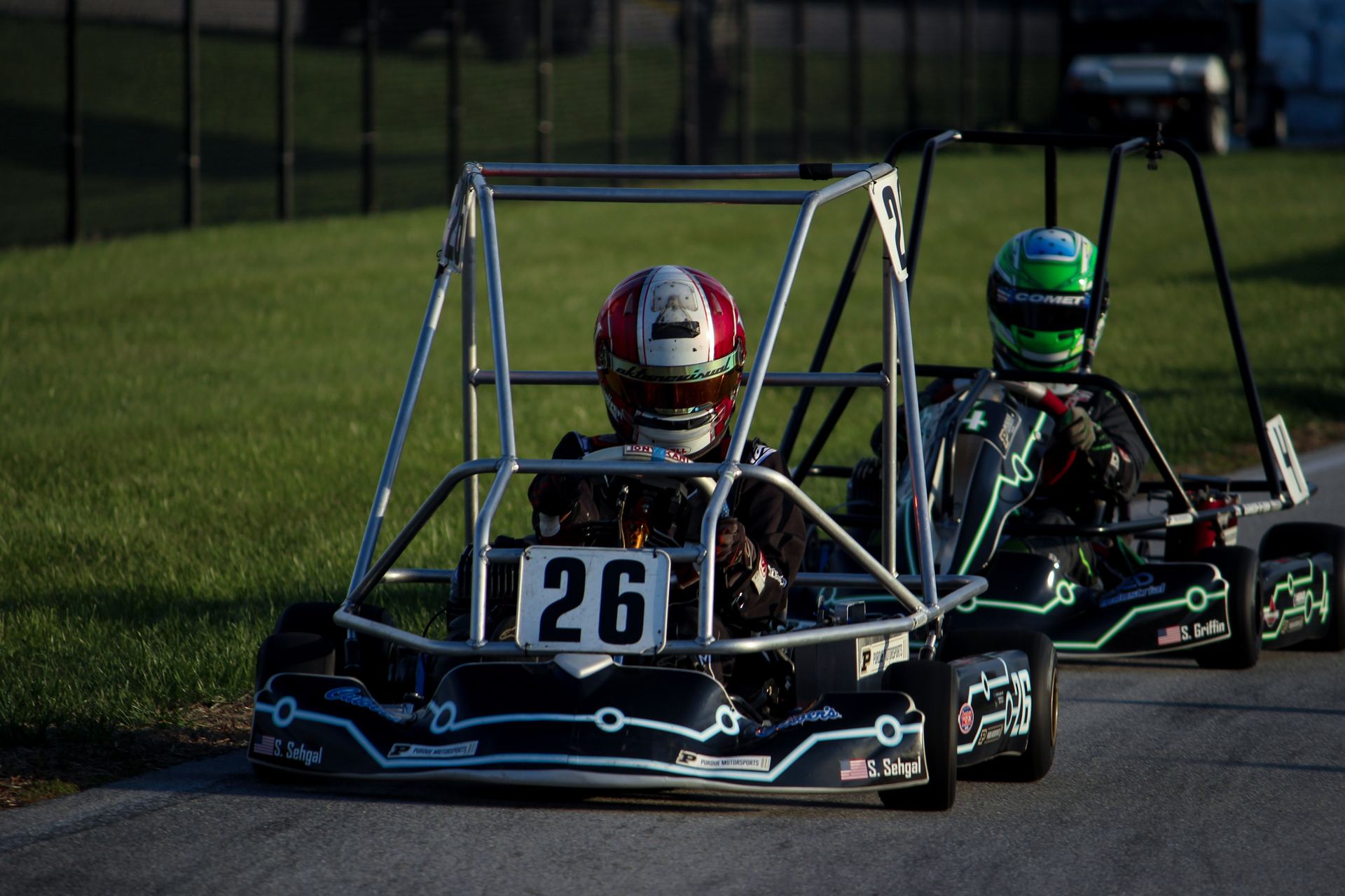 PMEC member with kart